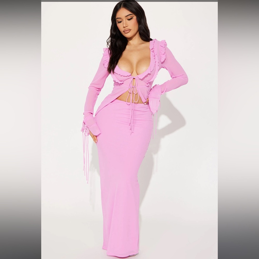 COPY - Pink Skirt Set